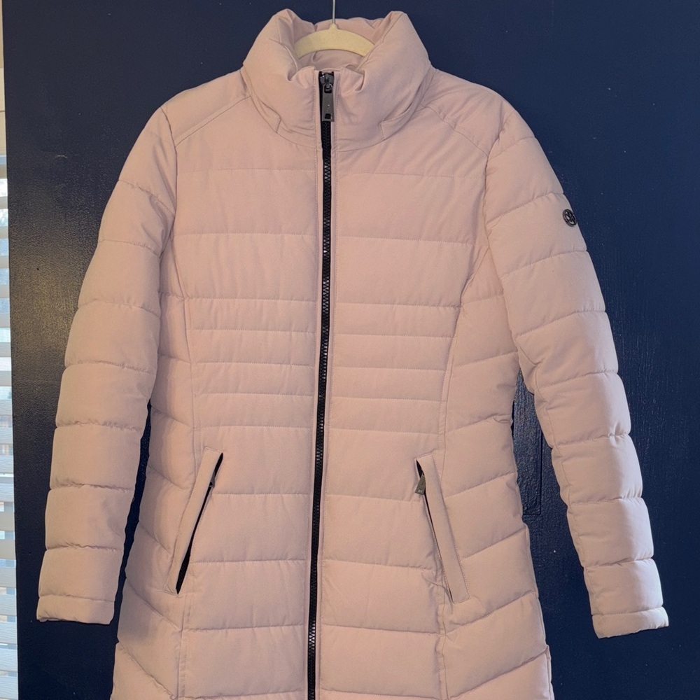 Calvin Klein Blush Pink Puffer Jacket
